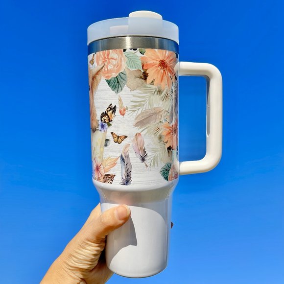 Christmas gift Baby Highland Cow In a Bucket 40 oz Tumbler BRAND NEW Double-wall - Picture 8 of 8